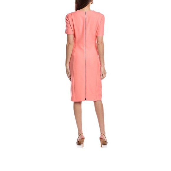 Hugo Boss Damaisa Sheath Dress Coral Size 14 NWT - Picture 2 of 6